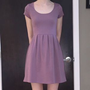Tinley Road Dusty Purple Short-sleeved Dress